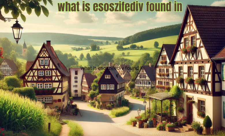 what is esoszifediv found in